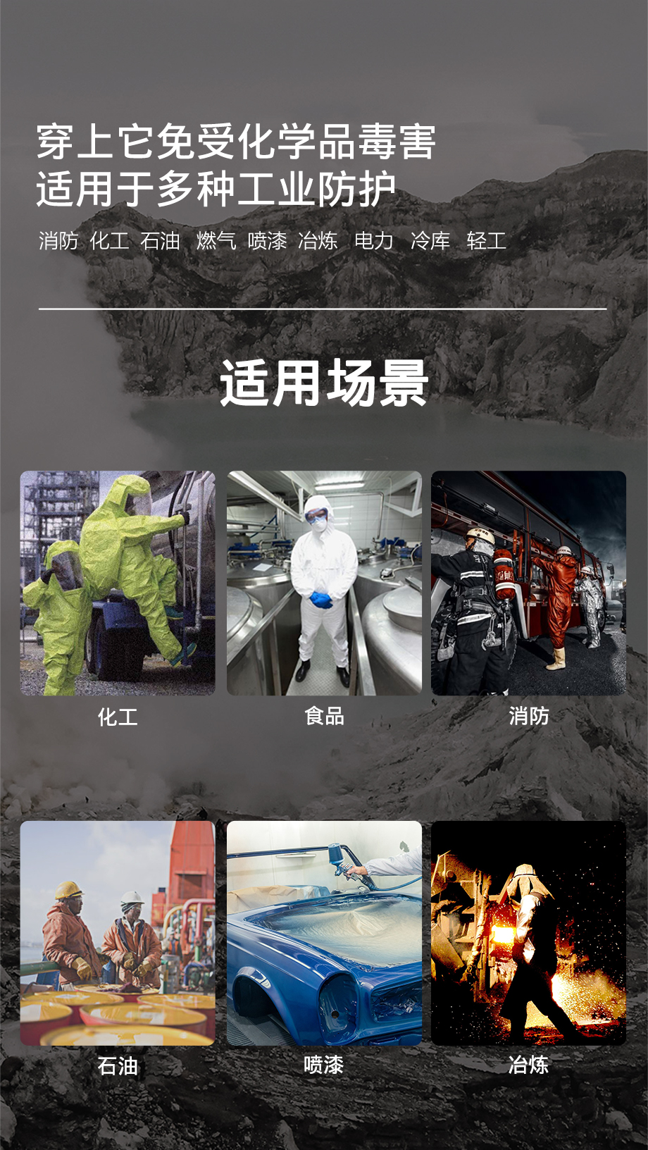 海固HG-2WP喷射液密型化学防护服 二级半封闭酸碱类化学品防护（不含防毒面具）