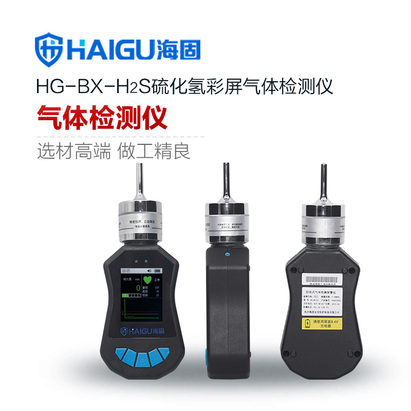 海固HG-DB-H2S硫化氢彩屏单一泵吸式气体检测仪